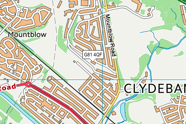 G81 4QF map - OS VectorMap District (Ordnance Survey) G81 4QF map - OS VectorMap District (Ordnance Survey)