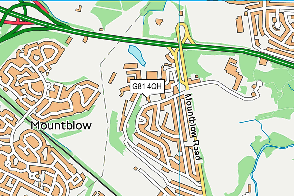 G81 4QH map - OS VectorMap District (Ordnance Survey) G81 4QH map - OS VectorMap District (Ordnance Survey)