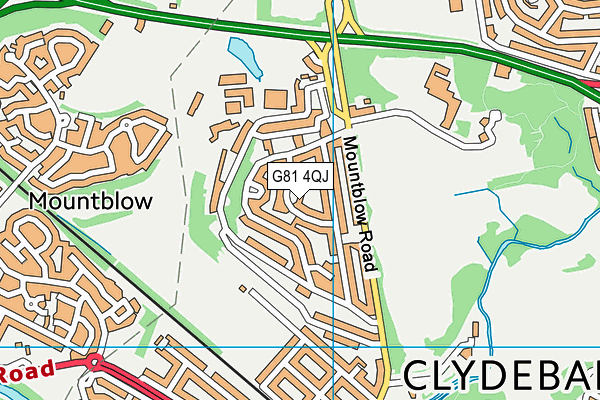 G81 4QJ map - OS VectorMap District (Ordnance Survey) G81 4QJ map - OS VectorMap District (Ordnance Survey)