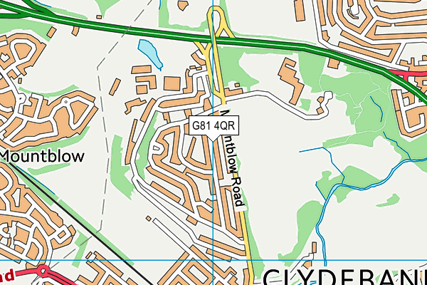 G81 4QR map - OS VectorMap District (Ordnance Survey) G81 4QR map - OS VectorMap District (Ordnance Survey)
