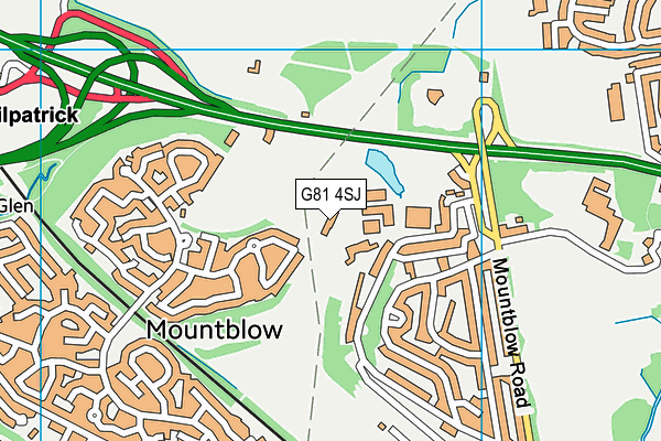 G81 4SJ map - OS VectorMap District (Ordnance Survey) G81 4SJ map - OS VectorMap District (Ordnance Survey)
