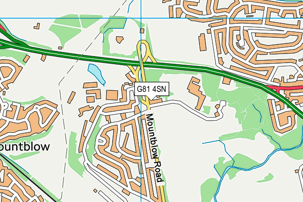 G81 4SN map - OS VectorMap District (Ordnance Survey) G81 4SN map - OS VectorMap District (Ordnance Survey)