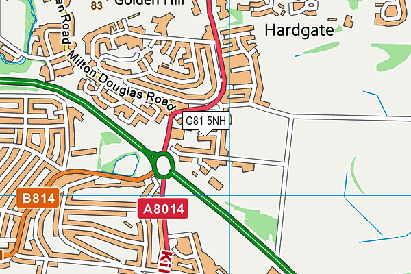 G81 5NH map - OS VectorMap District (Ordnance Survey)