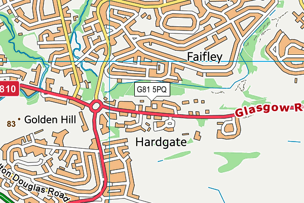 G81 5PQ map - OS VectorMap District (Ordnance Survey) G81 5PQ map - OS VectorMap District (Ordnance Survey)