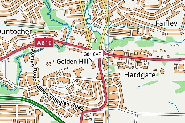 G81 6AP map - OS VectorMap District (Ordnance Survey)