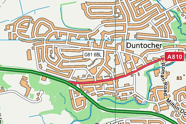 G81 6BL map - OS VectorMap District (Ordnance Survey) G81 6BL map - OS VectorMap District (Ordnance Survey)
