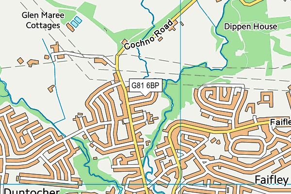 G81 6BP map - OS VectorMap District (Ordnance Survey) G81 6BP map - OS VectorMap District (Ordnance Survey)