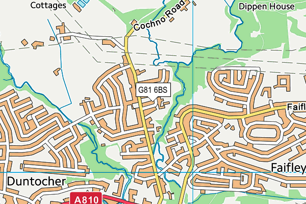 G81 6BS map - OS VectorMap District (Ordnance Survey) G81 6BS map - OS VectorMap District (Ordnance Survey)