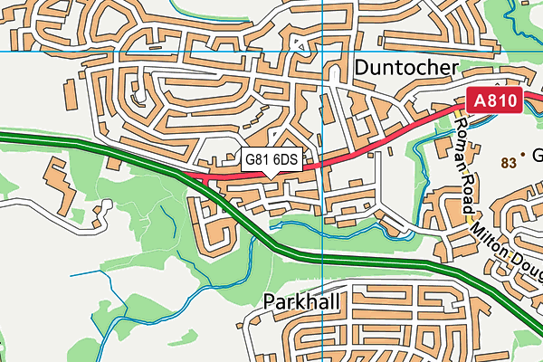 G81 6DS map - OS VectorMap District (Ordnance Survey) G81 6DS map - OS VectorMap District (Ordnance Survey)