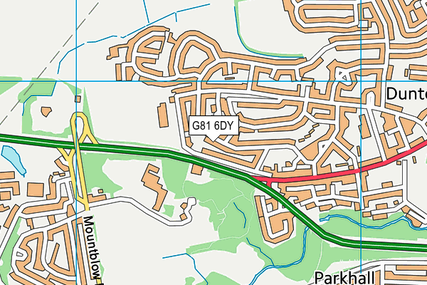 G81 6DY map - OS VectorMap District (Ordnance Survey) G81 6DY map - OS VectorMap District (Ordnance Survey)