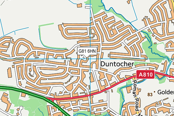 G81 6HN map - OS VectorMap District (Ordnance Survey) G81 6HN map - OS VectorMap District (Ordnance Survey)