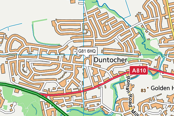 G81 6HQ map - OS VectorMap District (Ordnance Survey)