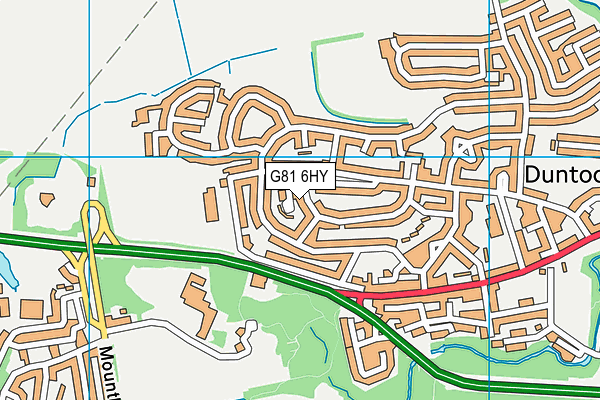G81 6HY map - OS VectorMap District (Ordnance Survey) G81 6HY map - OS VectorMap District (Ordnance Survey)