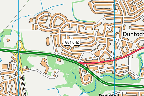 G81 6HZ map - OS VectorMap District (Ordnance Survey)