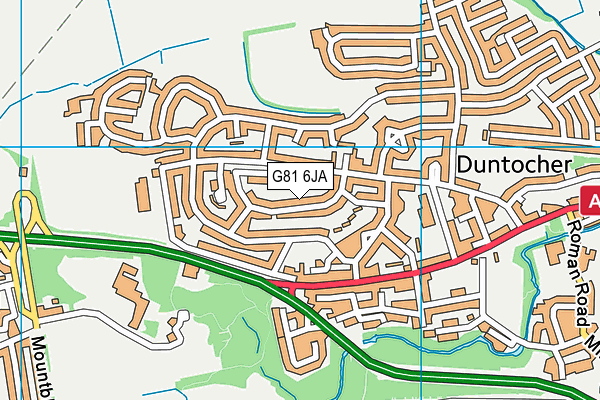 G81 6JA map - OS VectorMap District (Ordnance Survey) G81 6JA map - OS VectorMap District (Ordnance Survey)