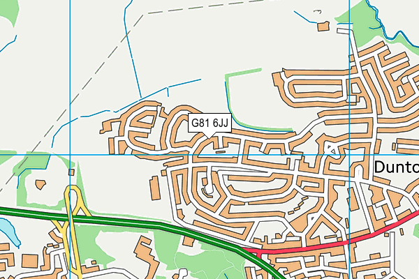 G81 6JJ map - OS VectorMap District (Ordnance Survey) G81 6JJ map - OS VectorMap District (Ordnance Survey)