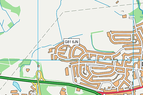 G81 6JN map - OS VectorMap District (Ordnance Survey)