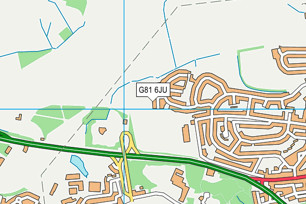 G81 6JU map - OS VectorMap District (Ordnance Survey) G81 6JU map - OS VectorMap District (Ordnance Survey)