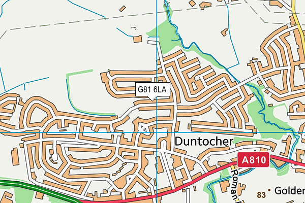 G81 6LA map - OS VectorMap District (Ordnance Survey)