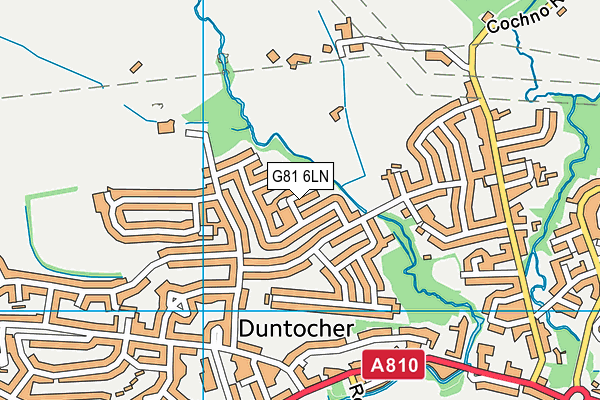 G81 6LN map - OS VectorMap District (Ordnance Survey)