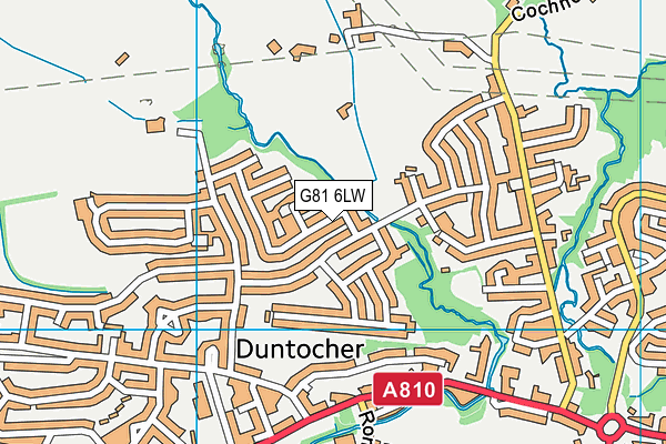 G81 6LW map - OS VectorMap District (Ordnance Survey)