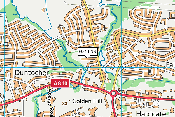 G81 6NN map - OS VectorMap District (Ordnance Survey) G81 6NN map - OS VectorMap District (Ordnance Survey)