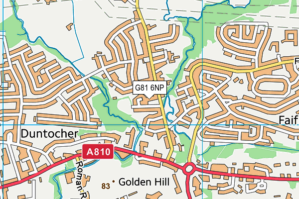 G81 6NP map - OS VectorMap District (Ordnance Survey) G81 6NP map - OS VectorMap District (Ordnance Survey)