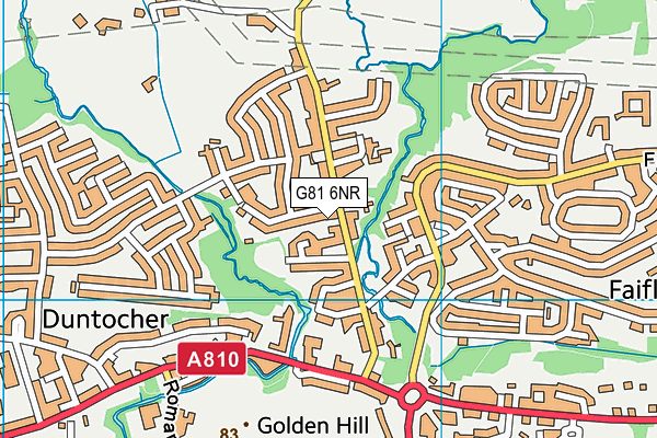 G81 6NR map - OS VectorMap District (Ordnance Survey)