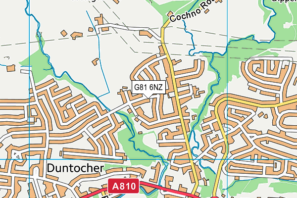 G81 6NZ map - OS VectorMap District (Ordnance Survey) G81 6NZ map - OS VectorMap District (Ordnance Survey)