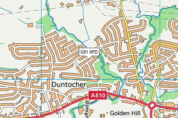 G81 6PD map - OS VectorMap District (Ordnance Survey) G81 6PD map - OS VectorMap District (Ordnance Survey)