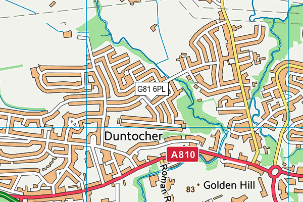 G81 6PL map - OS VectorMap District (Ordnance Survey)