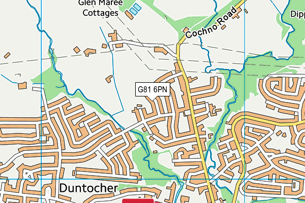 G81 6PN map - OS VectorMap District (Ordnance Survey)