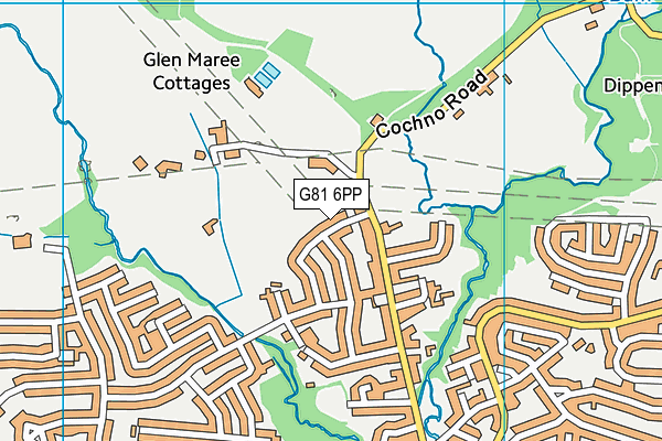 G81 6PP map - OS VectorMap District (Ordnance Survey) G81 6PP map - OS VectorMap District (Ordnance Survey)