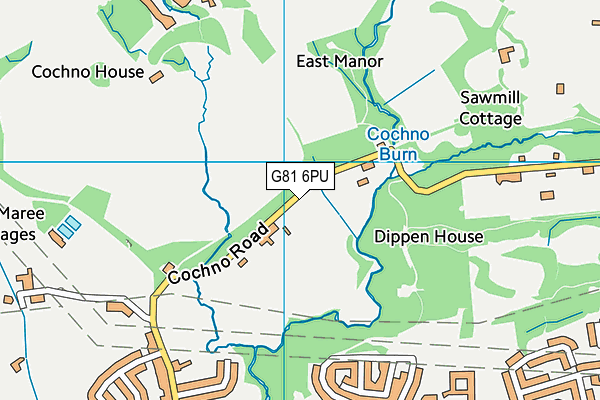 G81 6PU map - OS VectorMap District (Ordnance Survey) G81 6PU map - OS VectorMap District (Ordnance Survey)