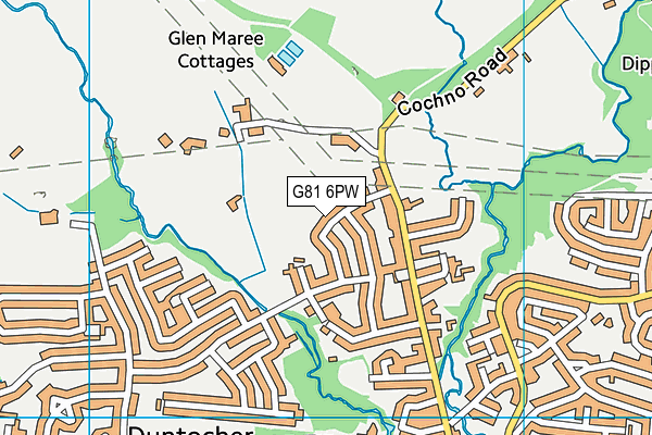 G81 6PW map - OS VectorMap District (Ordnance Survey) G81 6PW map - OS VectorMap District (Ordnance Survey)