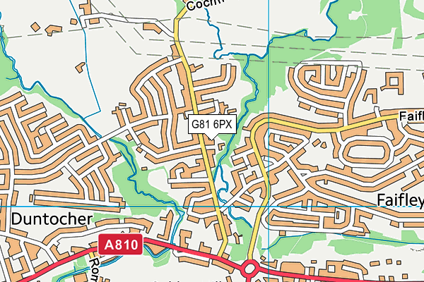 G81 6PX map - OS VectorMap District (Ordnance Survey) G81 6PX map - OS VectorMap District (Ordnance Survey)