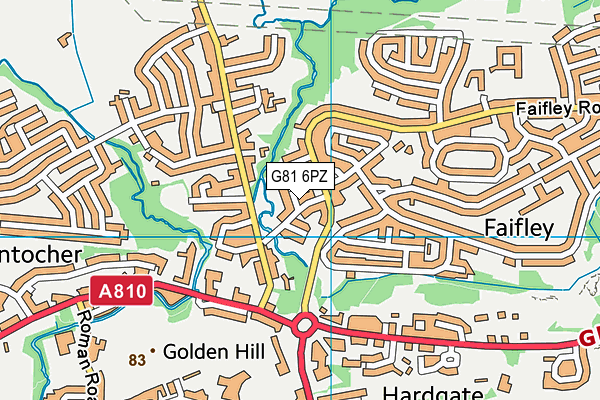 G81 6PZ map - OS VectorMap District (Ordnance Survey) G81 6PZ map - OS VectorMap District (Ordnance Survey)