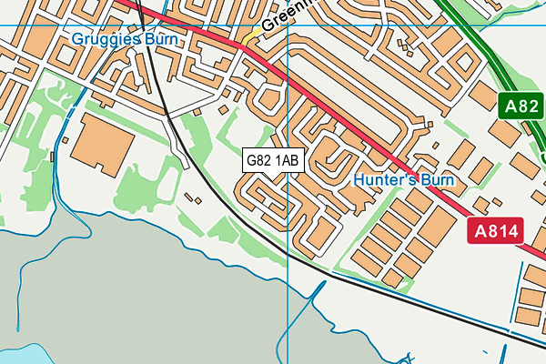 G82 1AB map - OS VectorMap District (Ordnance Survey) G82 1AB map - OS VectorMap District (Ordnance Survey)