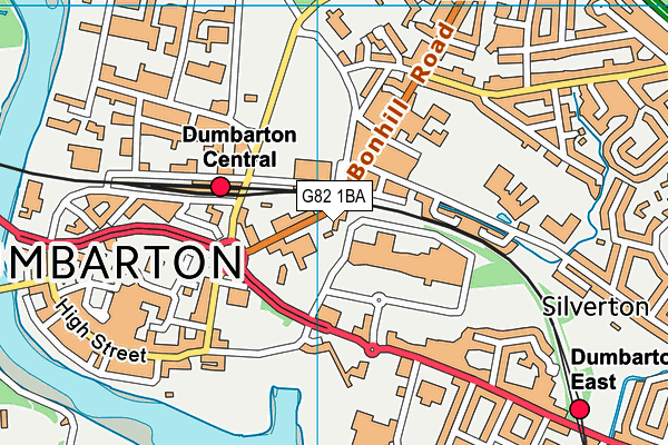 G82 1BA map - OS VectorMap District (Ordnance Survey) G82 1BA map - OS VectorMap District (Ordnance Survey)
