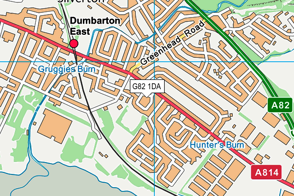 G82 1DA map - OS VectorMap District (Ordnance Survey) G82 1DA map - OS VectorMap District (Ordnance Survey)
