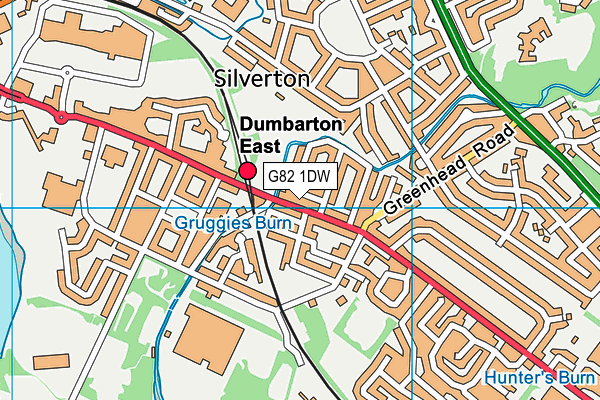 G82 1DW map - OS VectorMap District (Ordnance Survey) G82 1DW map - OS VectorMap District (Ordnance Survey)