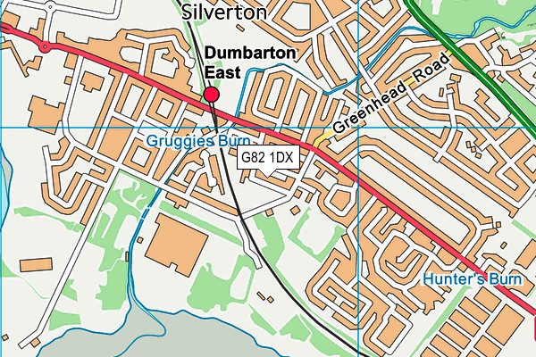 G82 1DX map - OS VectorMap District (Ordnance Survey) G82 1DX map - OS VectorMap District (Ordnance Survey)