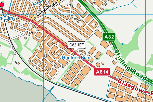 G82 1EF map - OS VectorMap District (Ordnance Survey) G82 1EF map - OS VectorMap District (Ordnance Survey)
