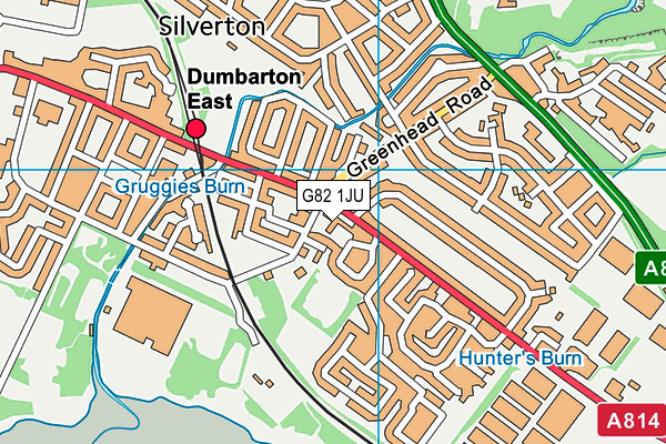 G82 1JU map - OS VectorMap District (Ordnance Survey) G82 1JU map - OS VectorMap District (Ordnance Survey)