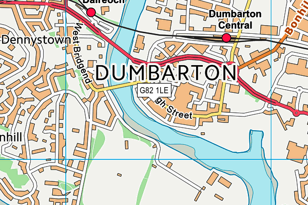 G82 1LE map - OS VectorMap District (Ordnance Survey) G82 1LE map - OS VectorMap District (Ordnance Survey)