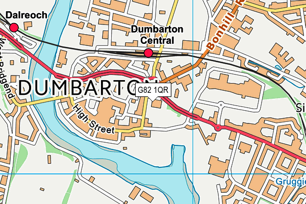 G82 1QR map - OS VectorMap District (Ordnance Survey) G82 1QR map - OS VectorMap District (Ordnance Survey)