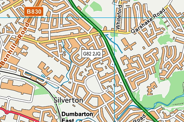 G82 2JQ map - OS VectorMap District (Ordnance Survey)