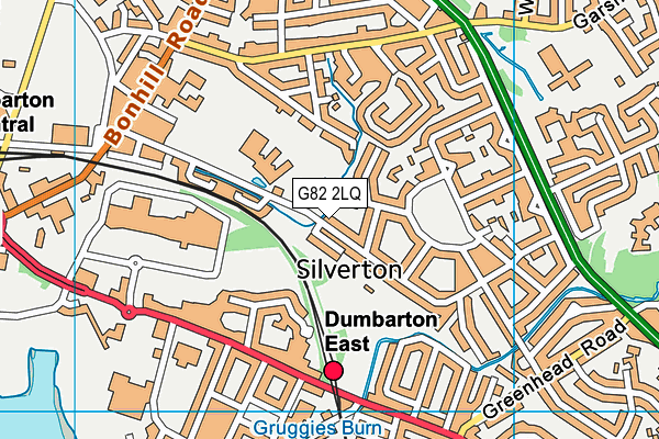 G82 2LQ map - OS VectorMap District (Ordnance Survey)