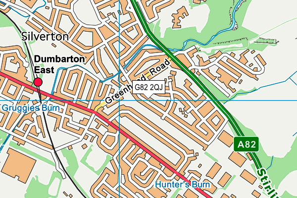 G82 2QJ map - OS VectorMap District (Ordnance Survey) G82 2QJ map - OS VectorMap District (Ordnance Survey)