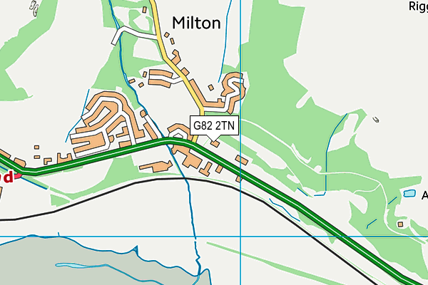 G82 2TN map - OS VectorMap District (Ordnance Survey)